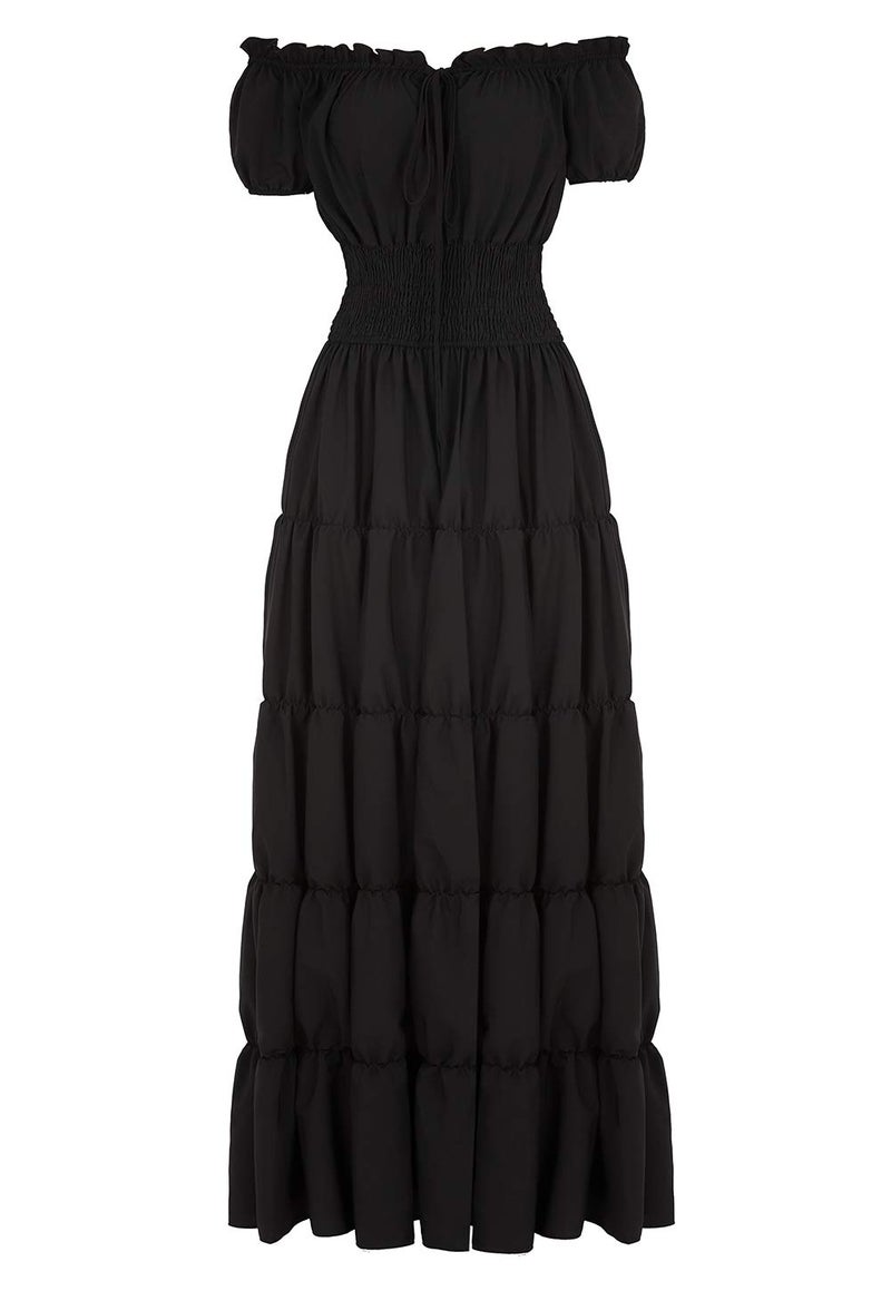 Zhitunemi Renaissance Costume Women Dress: Halloween Costumes Woman 2025 Renaissance Dresses - Halloween Party Theme Events Black XL - Image 1